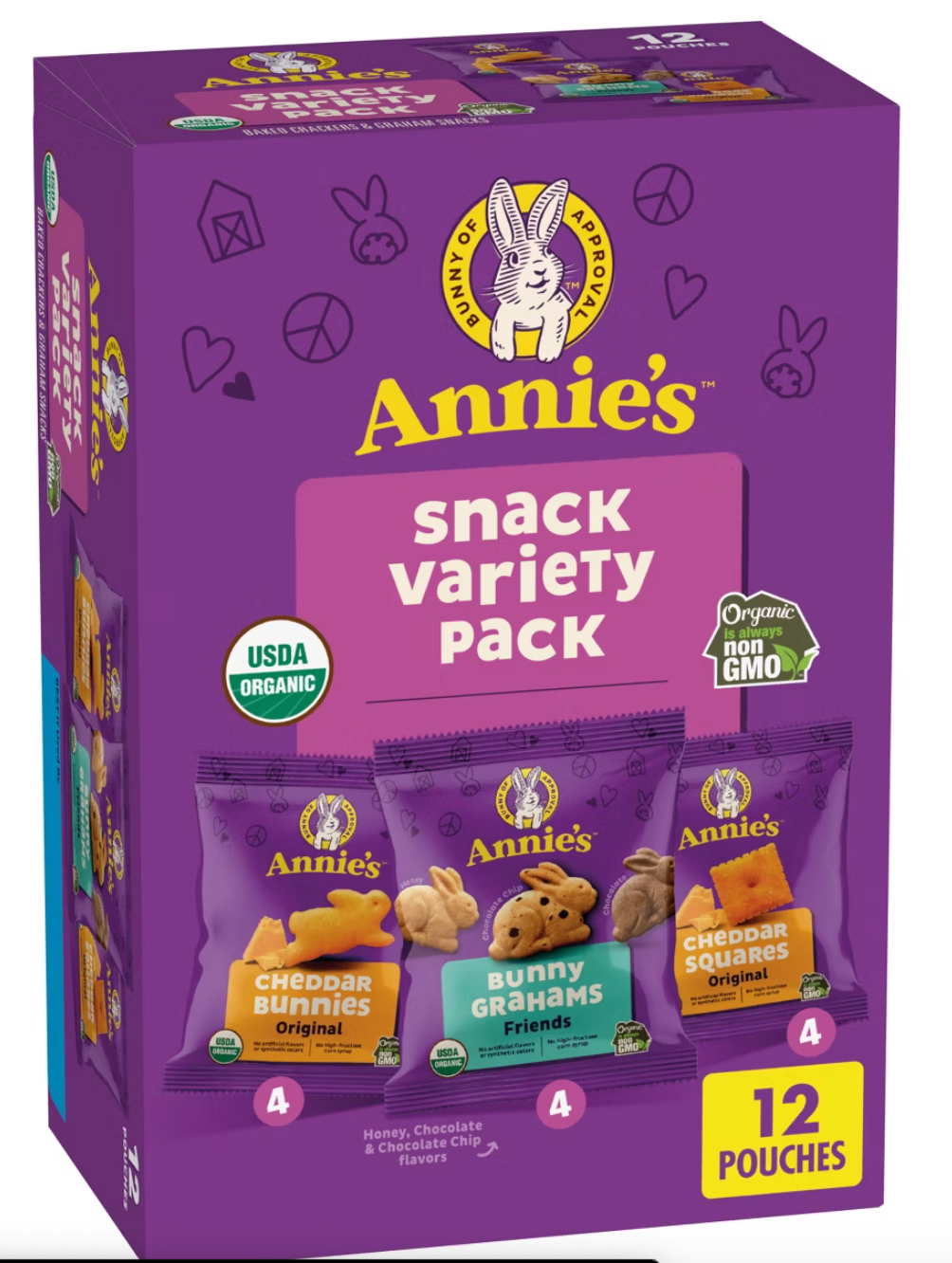 Annie's Homegrown Variety Snack Pack - 12ct/11oz - Expires July 06 2026