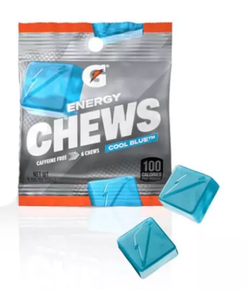 Gatorade Energy Chews (1-Pack) Cool Blue - expires July 07 2026