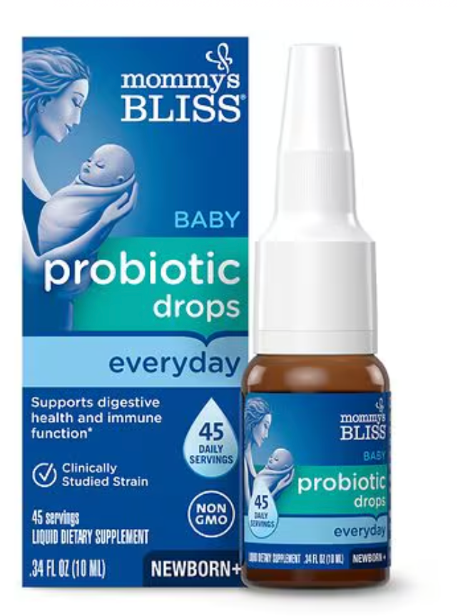 Mommy's Bliss Baby Probiotic Drops Everyday 45 servings, 0.34 fl oz - expires 08/2026