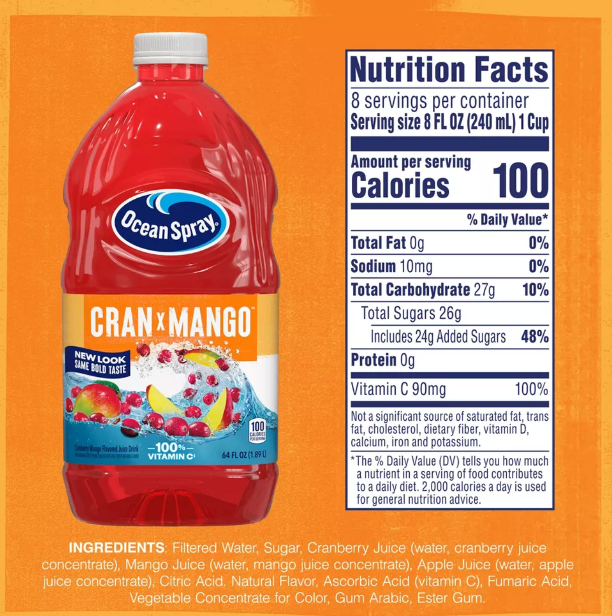 Ocean Spray Cranberry Mango - 64 fl oz Bottle