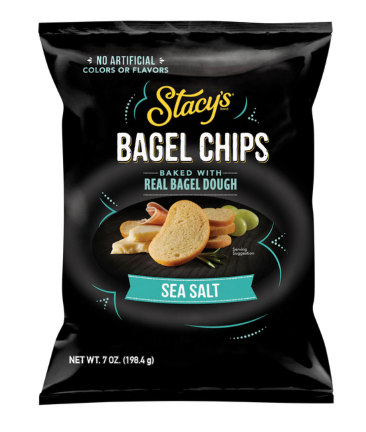 Stacy's Simply Naked Bagel Chips 7 oz - expired June 16 2026