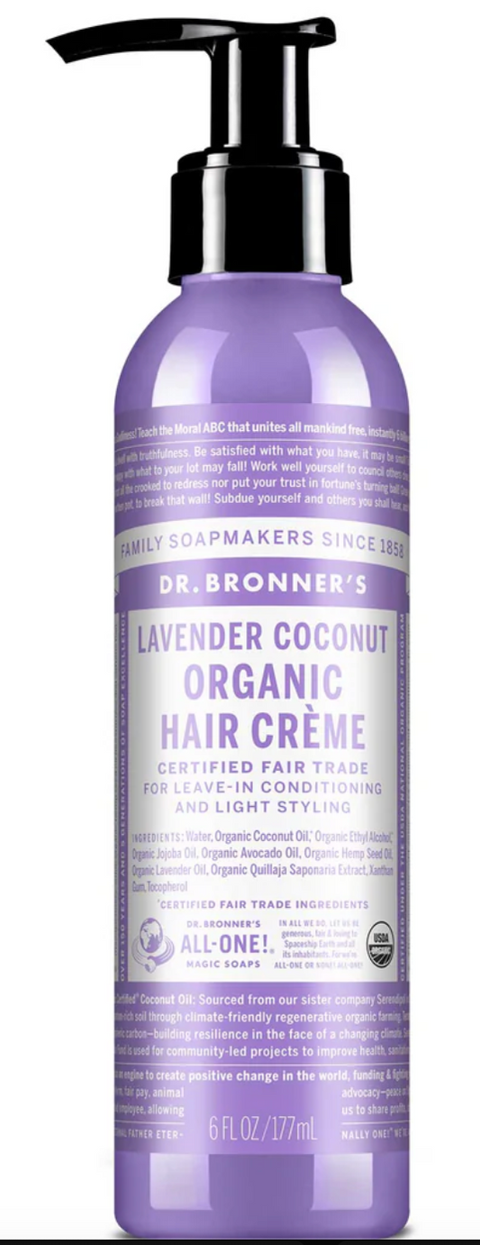 Dr Bronner's Lavender Organic Hair Creme
