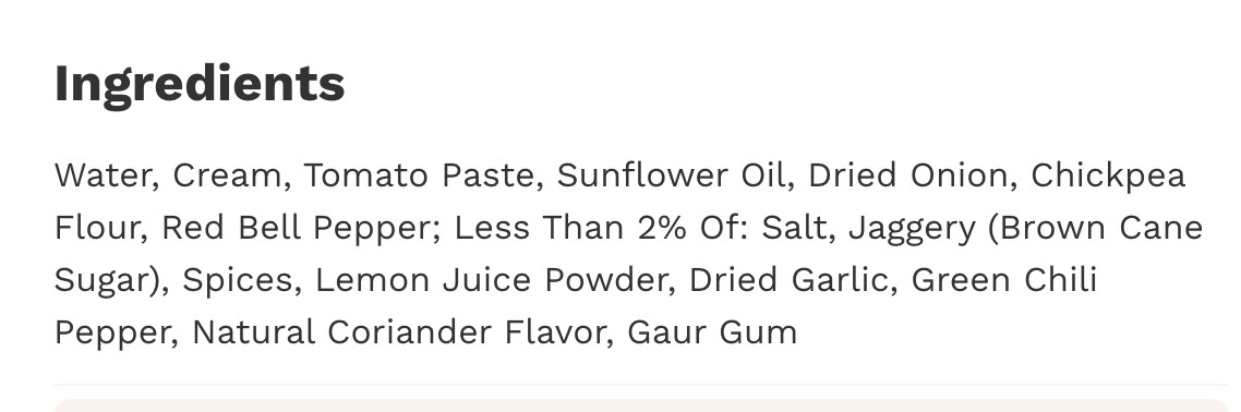 Tasty Bite, Simmer Sauce, Tikka Masala - expires Feb 28 2027