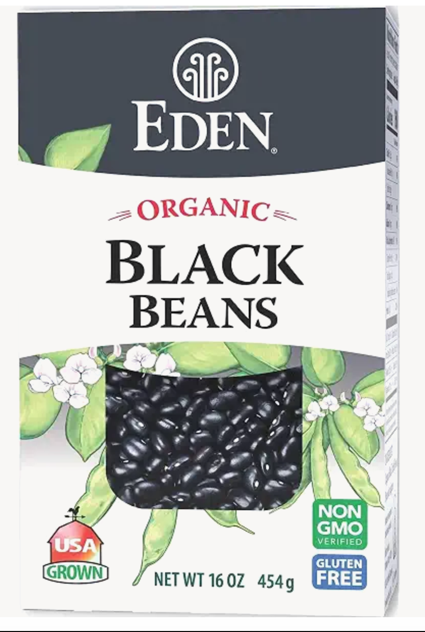 Eden Foods Organic Dry Black Beans, 16 OZ