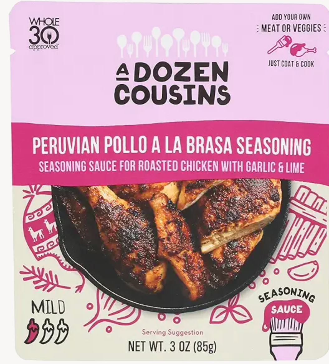 A Dozen Cousins, Sauce Seasoning Peruvian Pollo A La Brasa, 3 Ounce