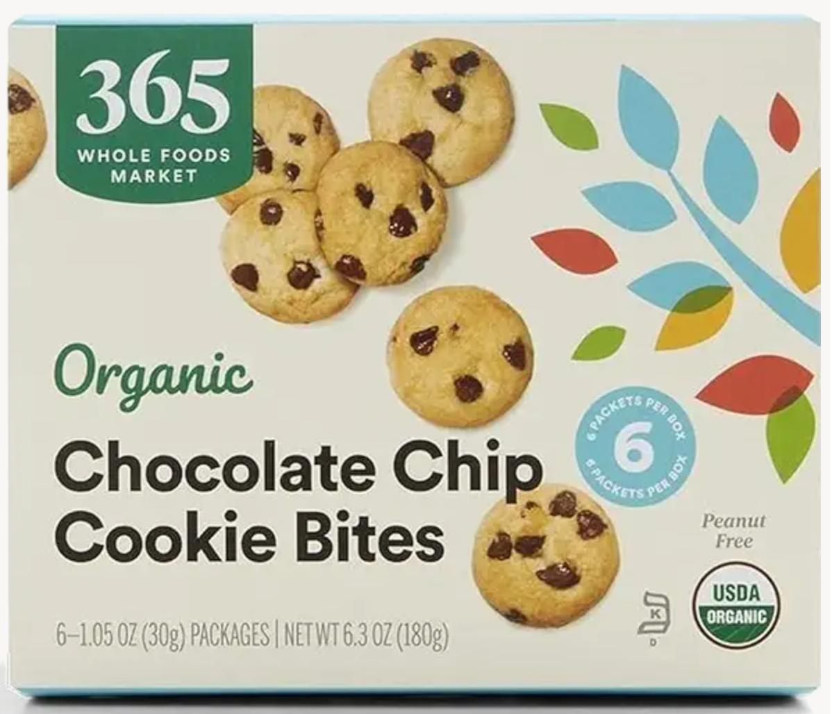 Organic Chocolate Chip Cookie Bites, 6.3 Ounce