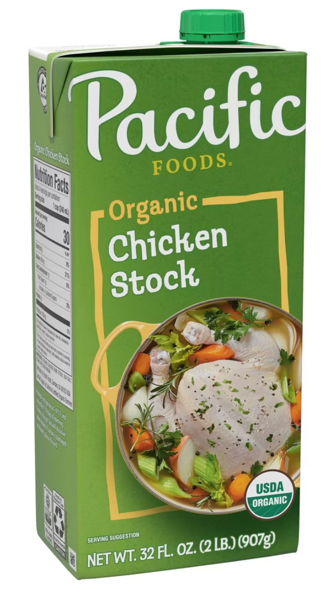 Pacific Foods Organic Gluten Free Chicken Stock - 32oz
