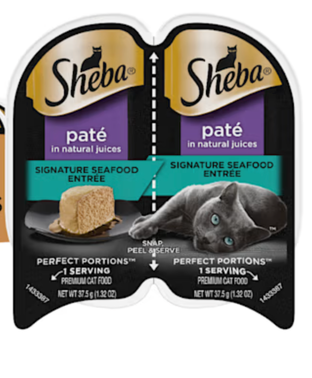 Sheba Perfect Portions Seafood Entree Wet Cat Food Pate, 2.64 oz