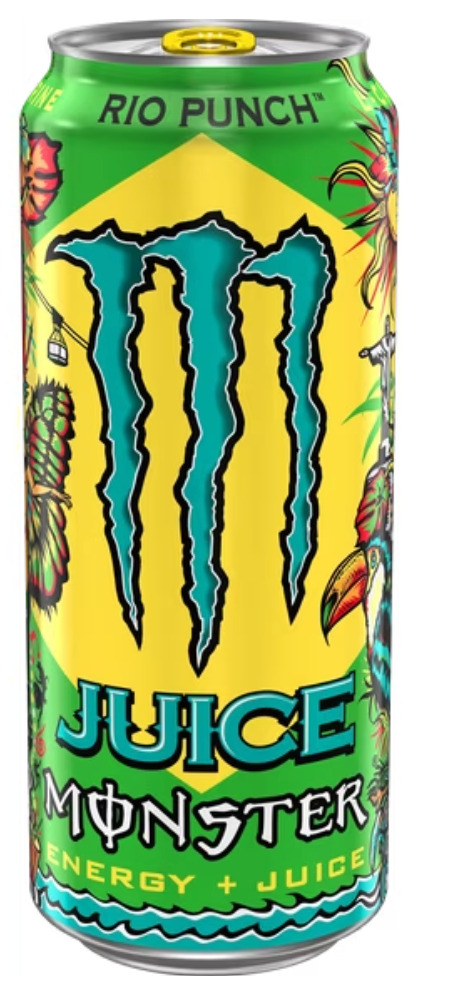 Juice Monster, Rio Punch, Energy + Juice, 1 count 16 fl oz