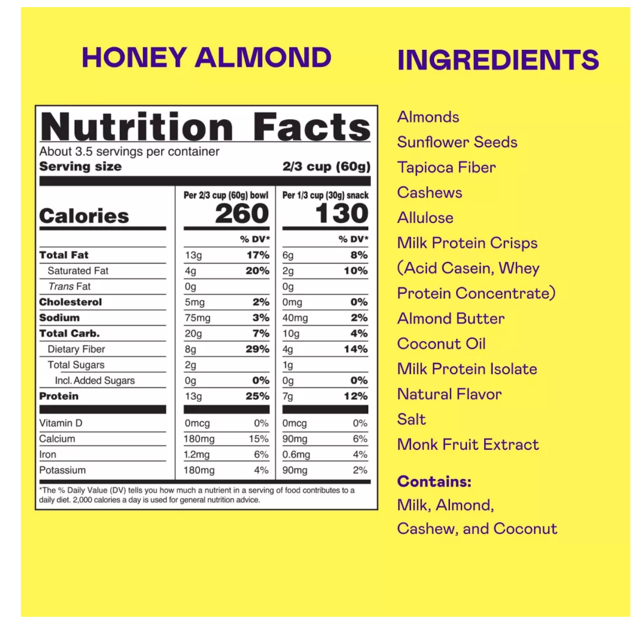 MAGIC SPOON Honey Almond Protein Granola - 8oz