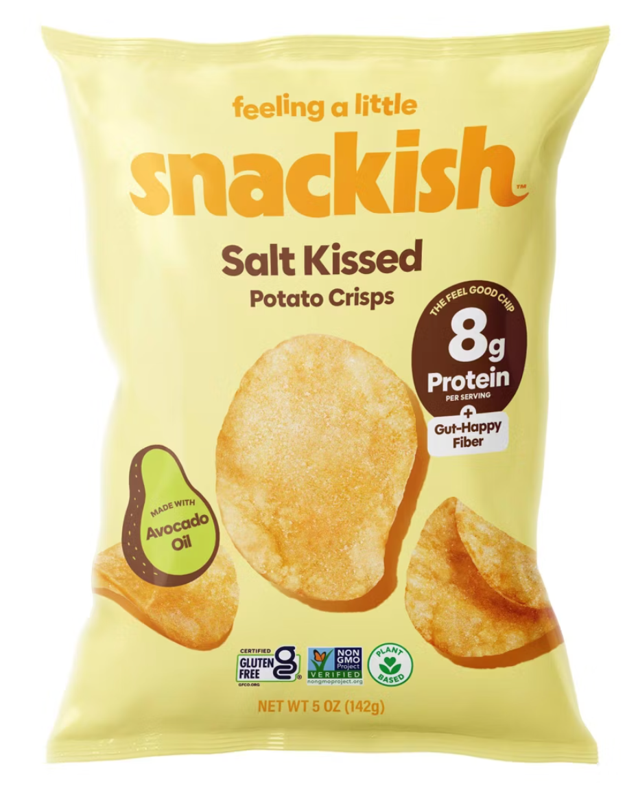 Snackish Salt Kissed 8g Protein Potato Chips - 5oz - expires Feb 2027