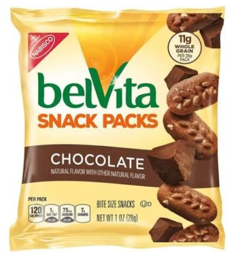 Belvita Chocolate Crackers, 1 Ounce - expires July 29 2026