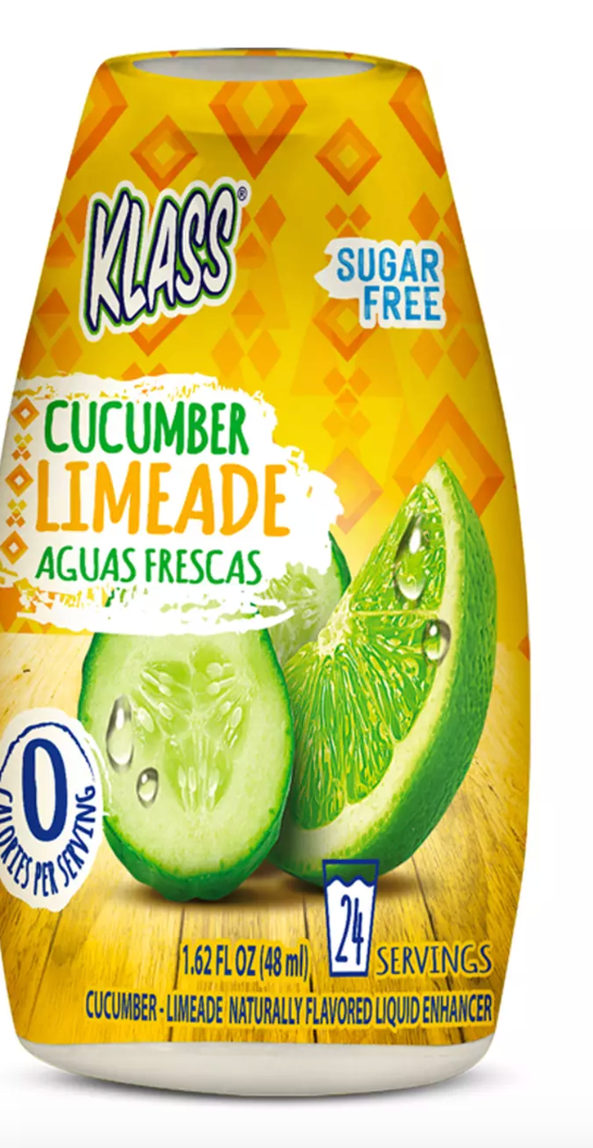 Klass Cucumber Limeade Aguas Frescas Liquid Enhancer