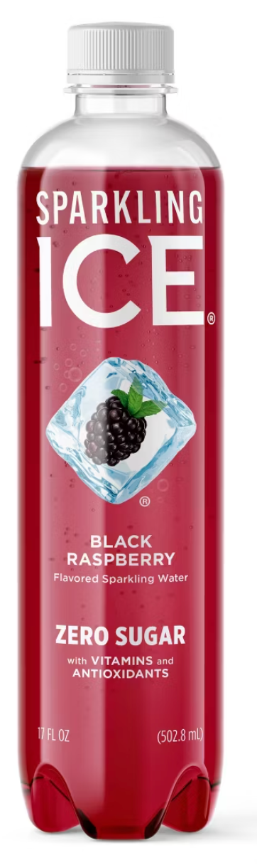 Sparkling Ice Black Raspberry - 17 fl oz Bottle