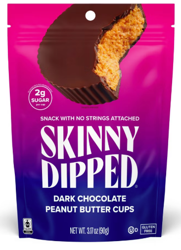 SkinnyDipped Dark Chocolate Peanut Butter Cups - 3.17oz