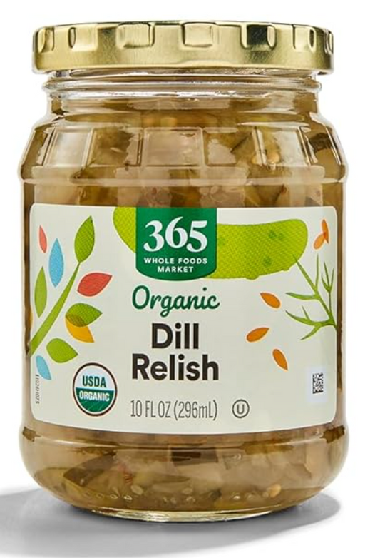 365 by Whole Foods Market, Organic Dill Relish, 10 oz