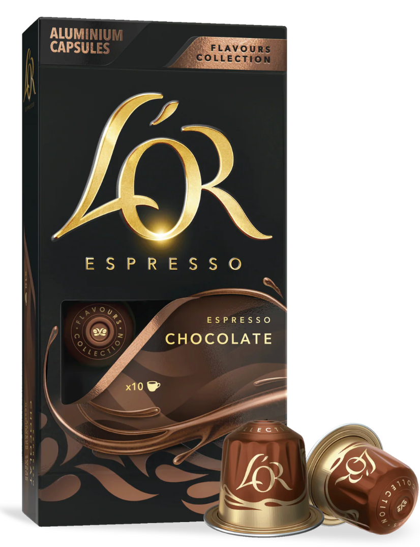 L'OR Chocolate Espresso Capsules - expired 01/30/2026