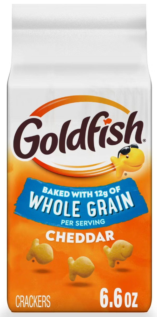 Pepperidge Farm Goldfish Cheddar Crackers Baked with Whole Grain- 6.6oz - expired 05/24/2026