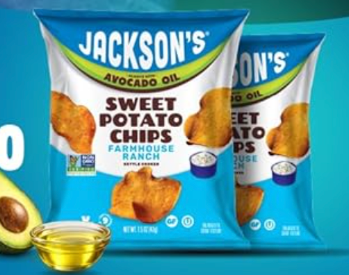 Jackson's Sweet Potato Farmhouse Ranch Kettle Chips - expired Oct 16 2025
