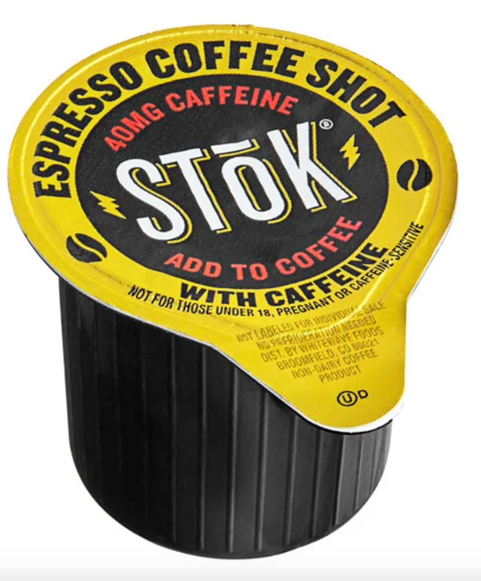 4 LITTLE CUPS FOR 20 CENTS Stok Espresso Coffee Shot Single Serve Cups - expired July 07 2026