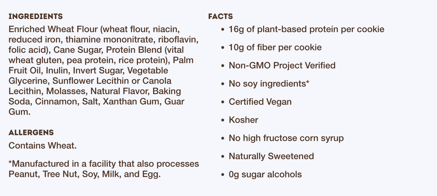 Protein Cookie Snickerdoodle - expires November 19 2026