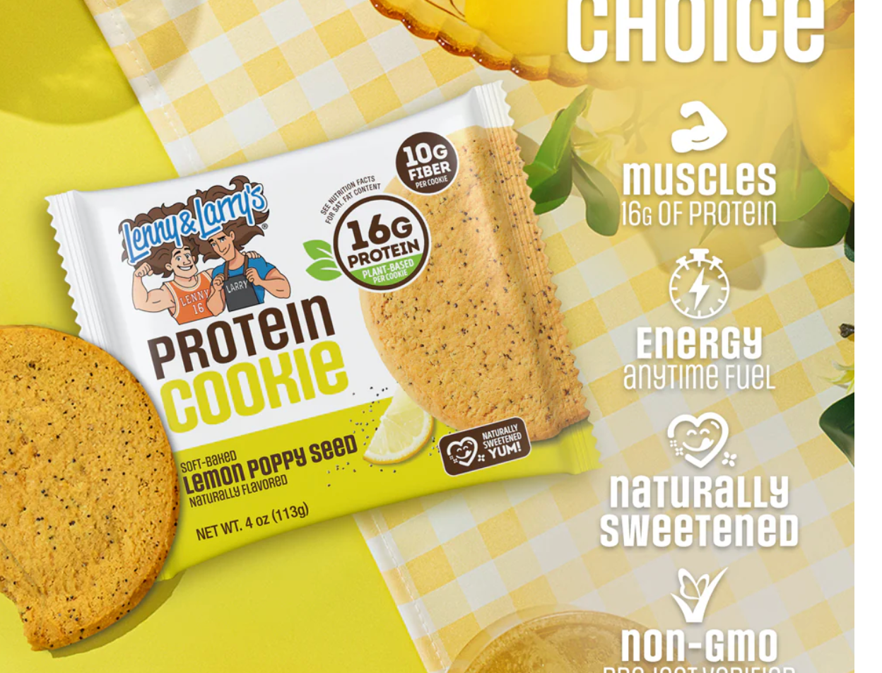 Protein Cookie Lemon Poppy Seed - expires Oct 13 2026
