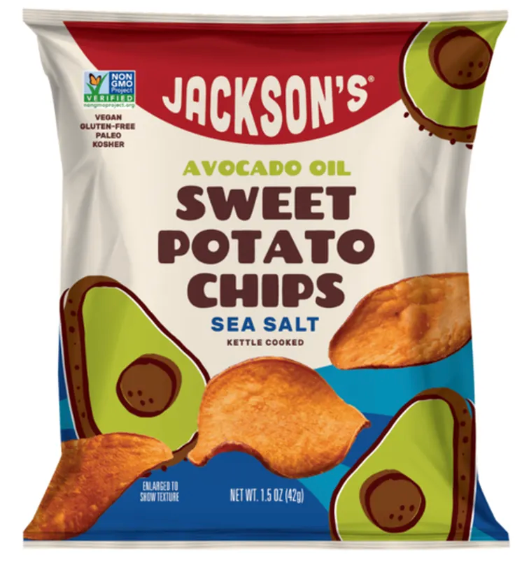 Jackson's Sea Salt Sweet Potato Chips in Avocado Oil - expired Apr 25 2026