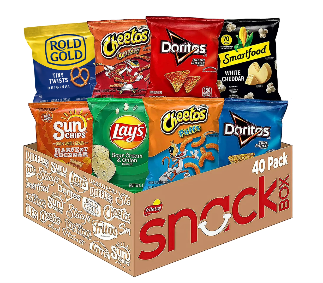 Frito-Lay Fun Times Mix Variety Pack Snack Chips, 40 Count - expired June 30 2026