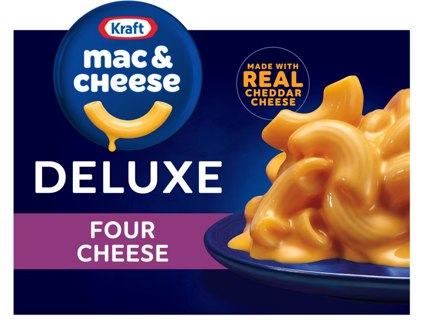 Kraft Deluxe Four Cheese Mac and Cheese Dinner - 14oz - 06/02/2026