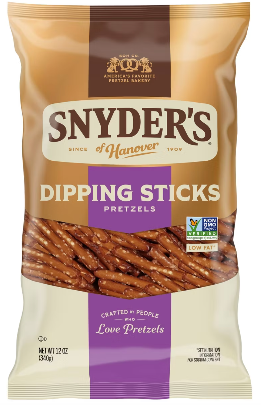 Snyder's of Hanover Pretzel Dipping Sticks - 12oz  Apr 11 2026