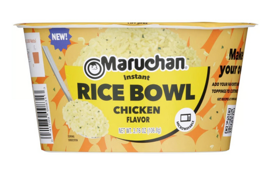 Maruchan Chicken Flavor Instant Rice Bowl (3.76 oz) - expired 04/30/2026