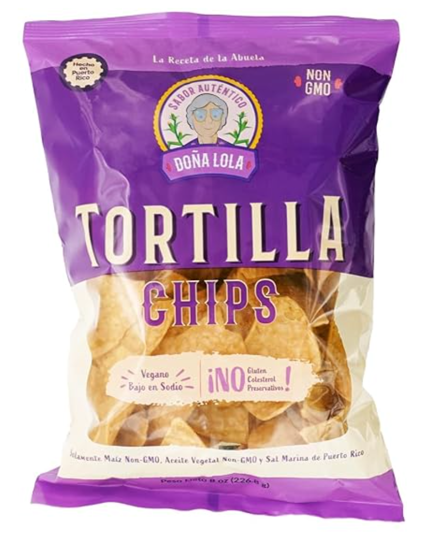Tortilla Chips Doña Lola, White Corn  - expired June 29 2026