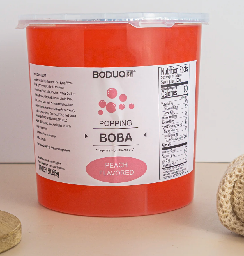 Peach Popping Boba | 6.6 LB