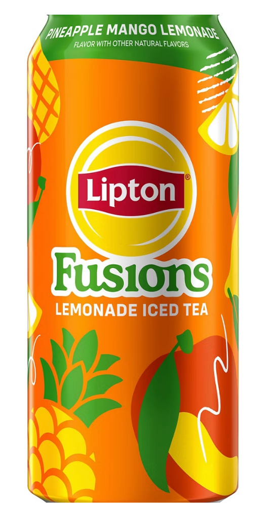 Lipton Fusions Iced Tea Pineapple Mango Lemonade 16 Fl Oz