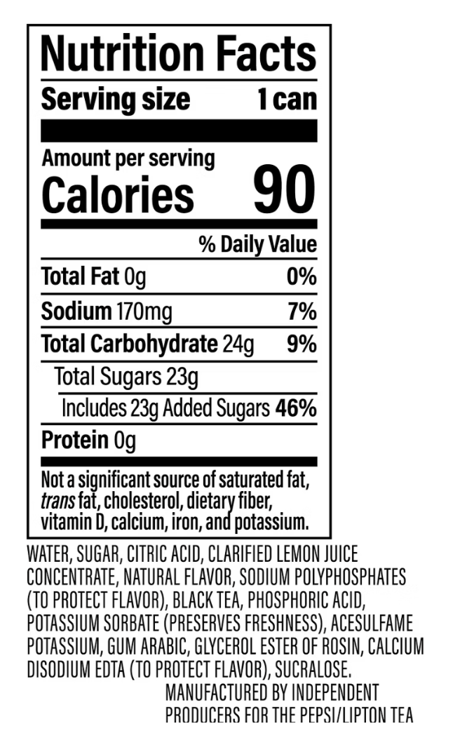 Lipton Fusions Iced Tea Pineapple Mango Lemonade 16 Fl Oz