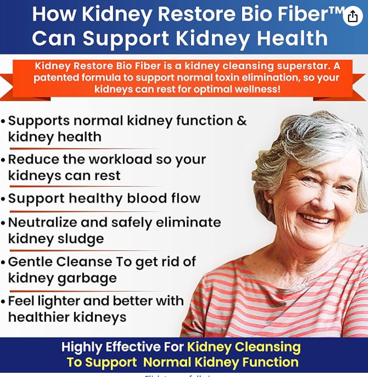 Bio Fiber, Kidney Cleanse Detox & Repair - Restorative Kidney Support & Kidney Supplement to Remove Waste, Kidney Health Supplement - Add to Tea for Kidney Health - 2.5 LBS - expires 03/2027