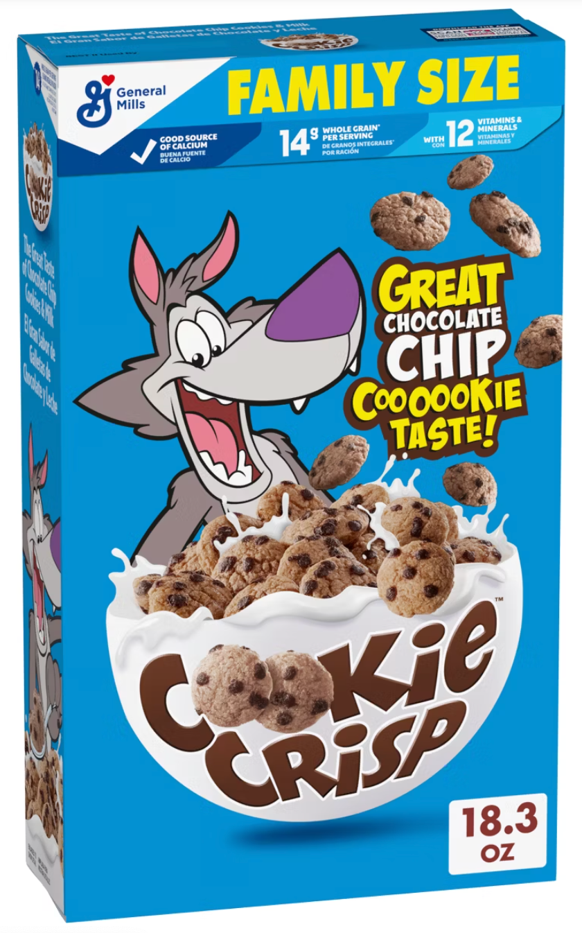 Cookie Crisp Cereal Family Size - 18.3oz - General Mills - expires Apr 26 2027