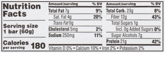 Quest Peppermint Bark Flavored Protein Bar - expired 06/13/2026