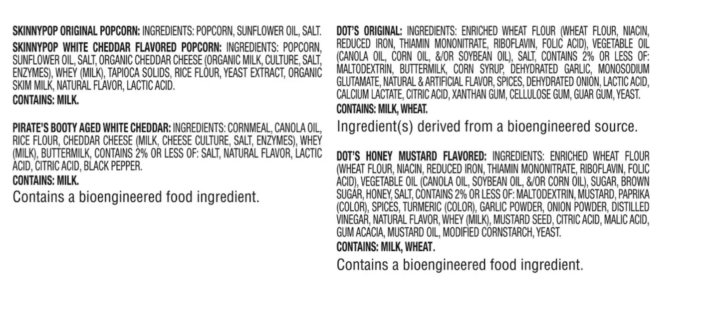 Grab & Go Family Favorites Multipack Snacks - 12.5oz/18ct - expired 07/11/2026