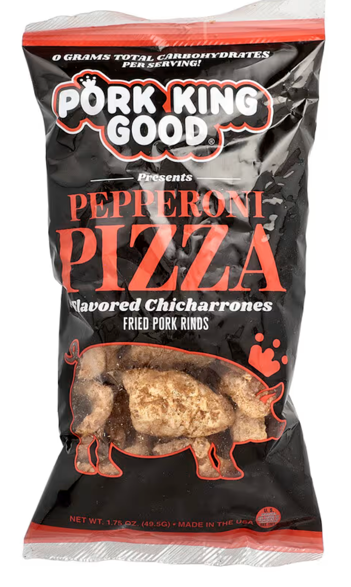 Pork King Good, Flavored Chicharrones, Pepperoni Pizza, 1.75 oz (49.5 g) - October 09 2026
