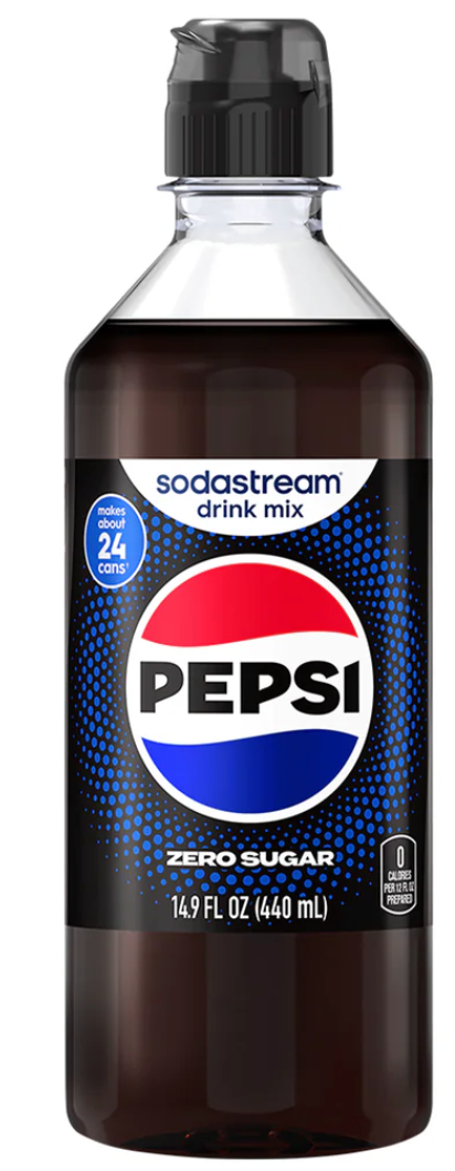 Sodastream Pepsi Zero Sugar drink mix