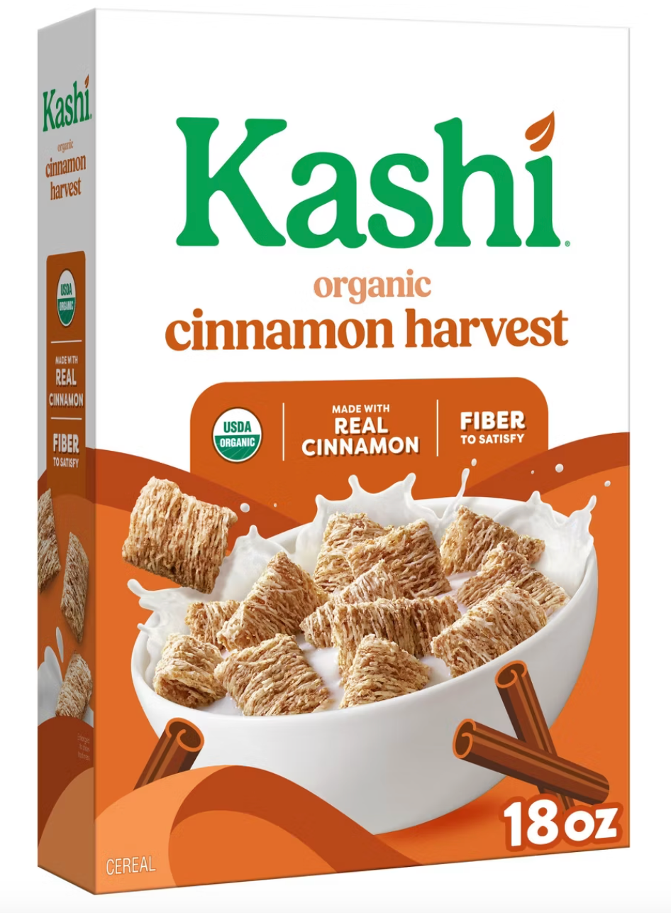 Kashi Organic Cinnamon Harvest Breakfast Cereal - 18oz - expires Jan 19 2027