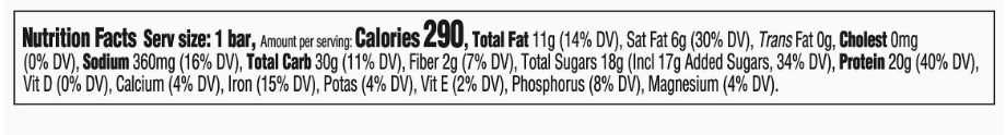 CLIF Builders Protein Bar, Chocolatey Peanut Butter (2.4 oz). expired June 26 2026