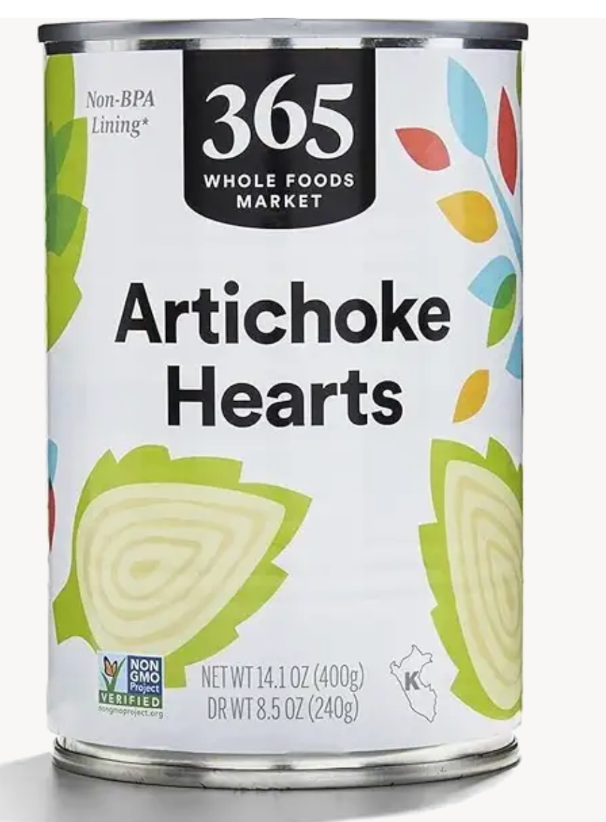 365 by Whole Foods Market Artichoke Hearts, 14.1 Ounce