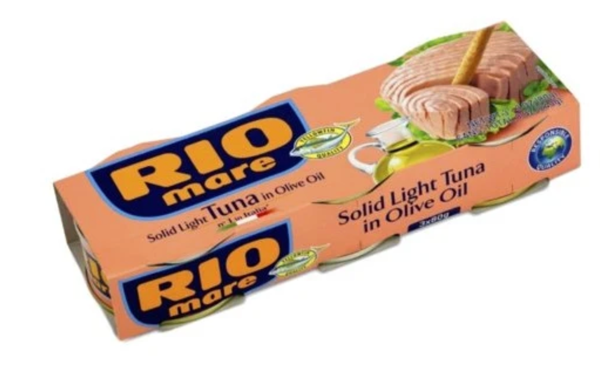 RIO MARE Tuna in Olive Oil - 3 count - 80g (2.82oz) each - expires 09/25/2030