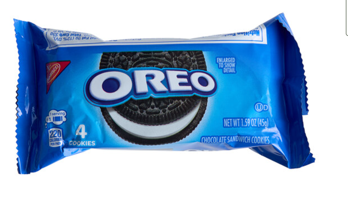 Nabisco Oreo 4-Count (1.59 oz.) Cookie Snack Pack