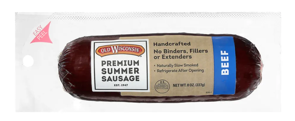 Old Wisconsin Premium Beef Summer Sausage - expires 10/06/2026