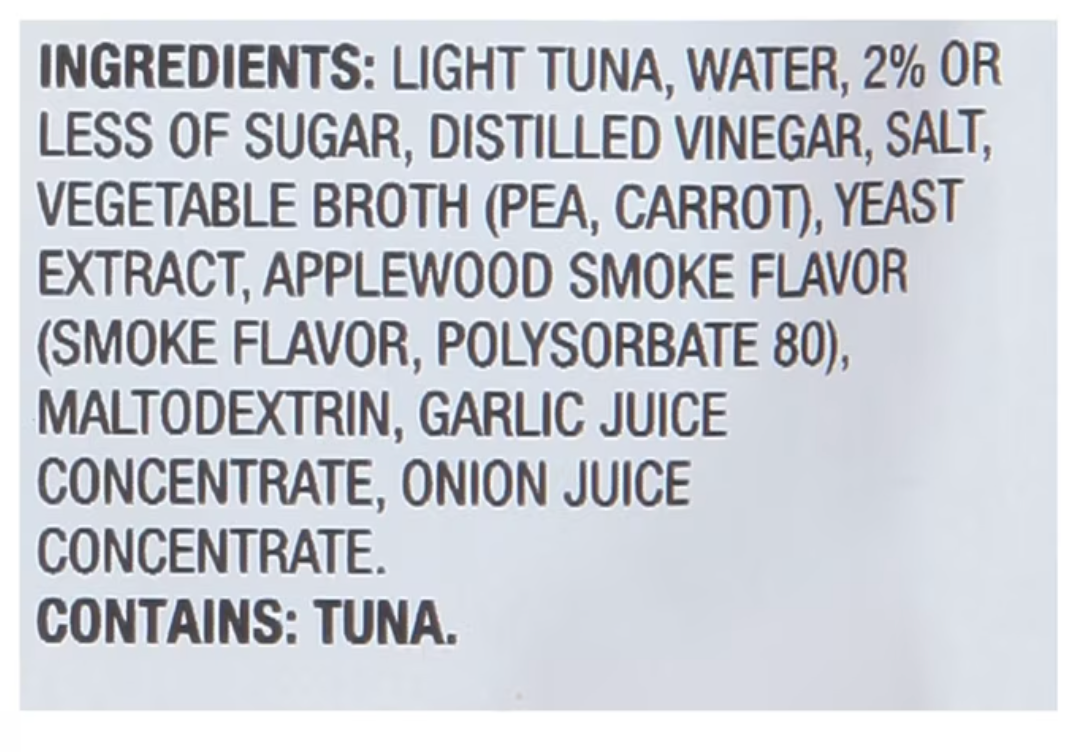 Bumble Bee Applewood Smoke Naturally Flavored Light Tuna, Wild Caught, Gluten Free, 15g Protein per Serving, Ready to Eat, Shelf Stable Pouch, 2.5 oz