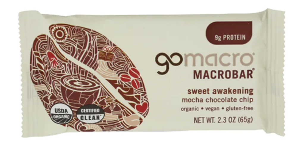 GoMacro Mocha Chocolate Chip Protein Bar - expires Jan 2027