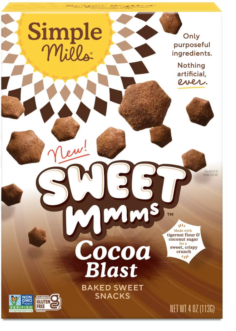 Simple Mills Cookies Sweet Mmms Cocoa Crunch - 4oz - expired July 11 2026